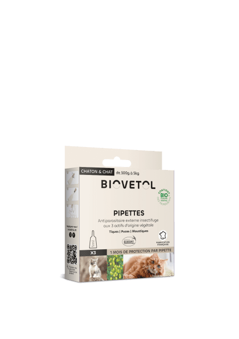 PIPETTES ANTI PARASITAIRE - CHATS & CHATONS