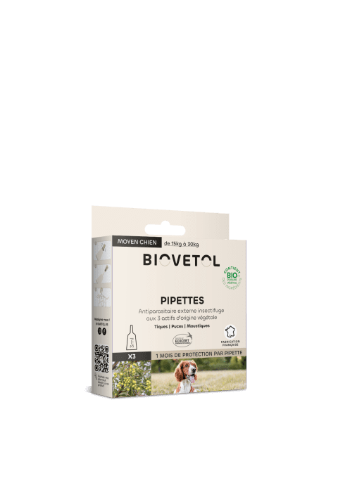 PIPETTES ANTI PARASITAIRE - MOYENS CHIENS