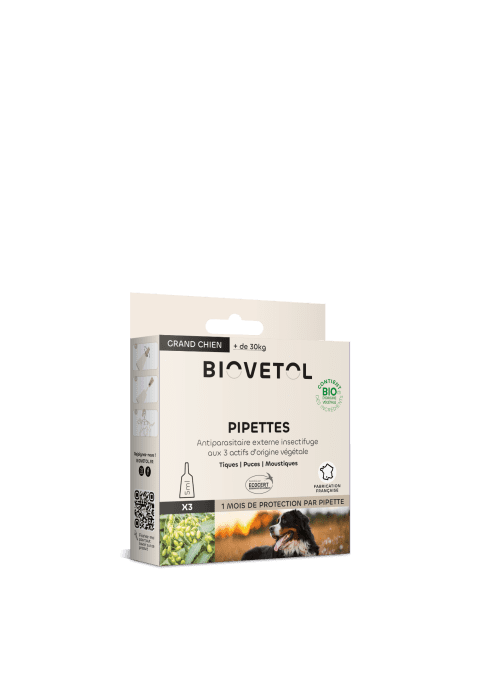 PIPETTES ANTI PARASITAIRE - GRANDS CHIENS