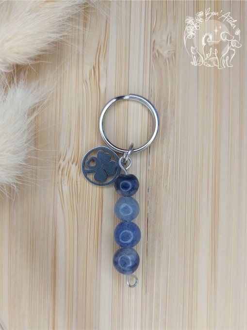 PENDENTIF AVENTURINE BLEUE